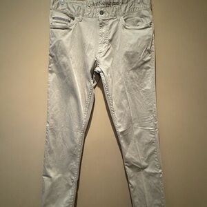 Calvin Klein Tan Slim Fit Pants